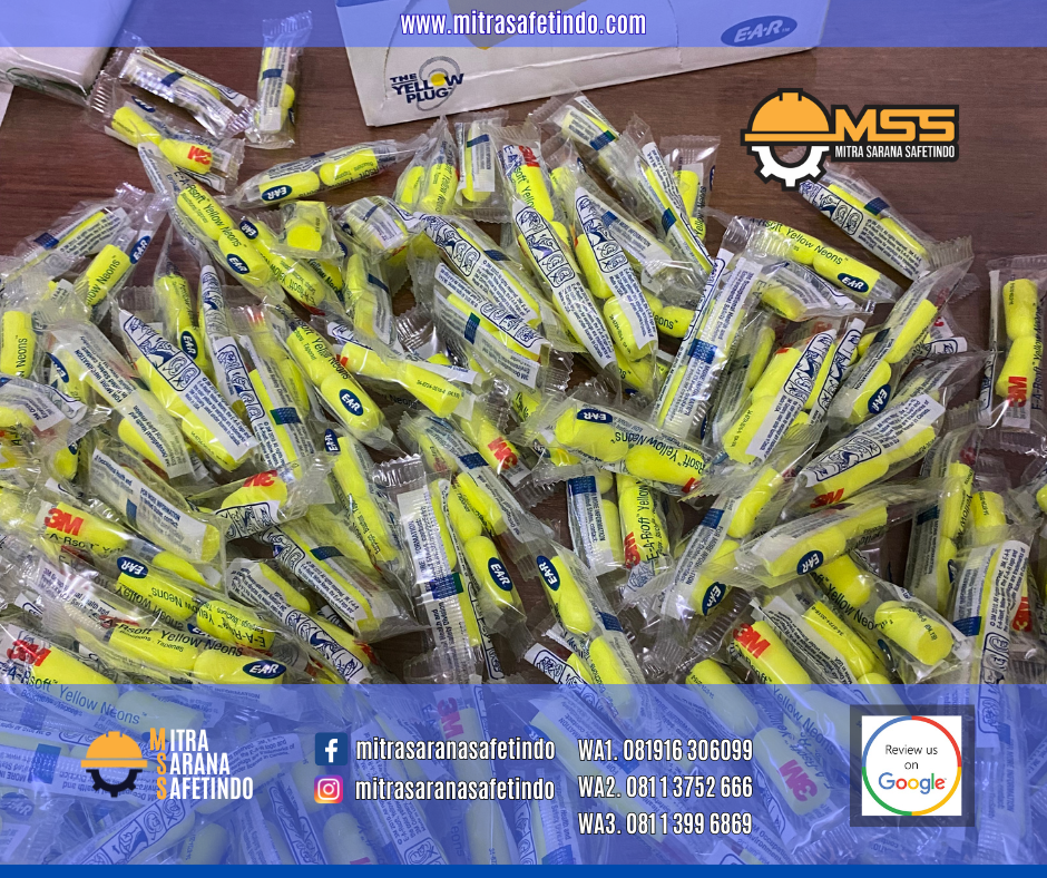 Grosir 3M Yellow Neon Earplugs Denpasar